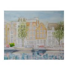 水辺に映えるーアムステルダムー